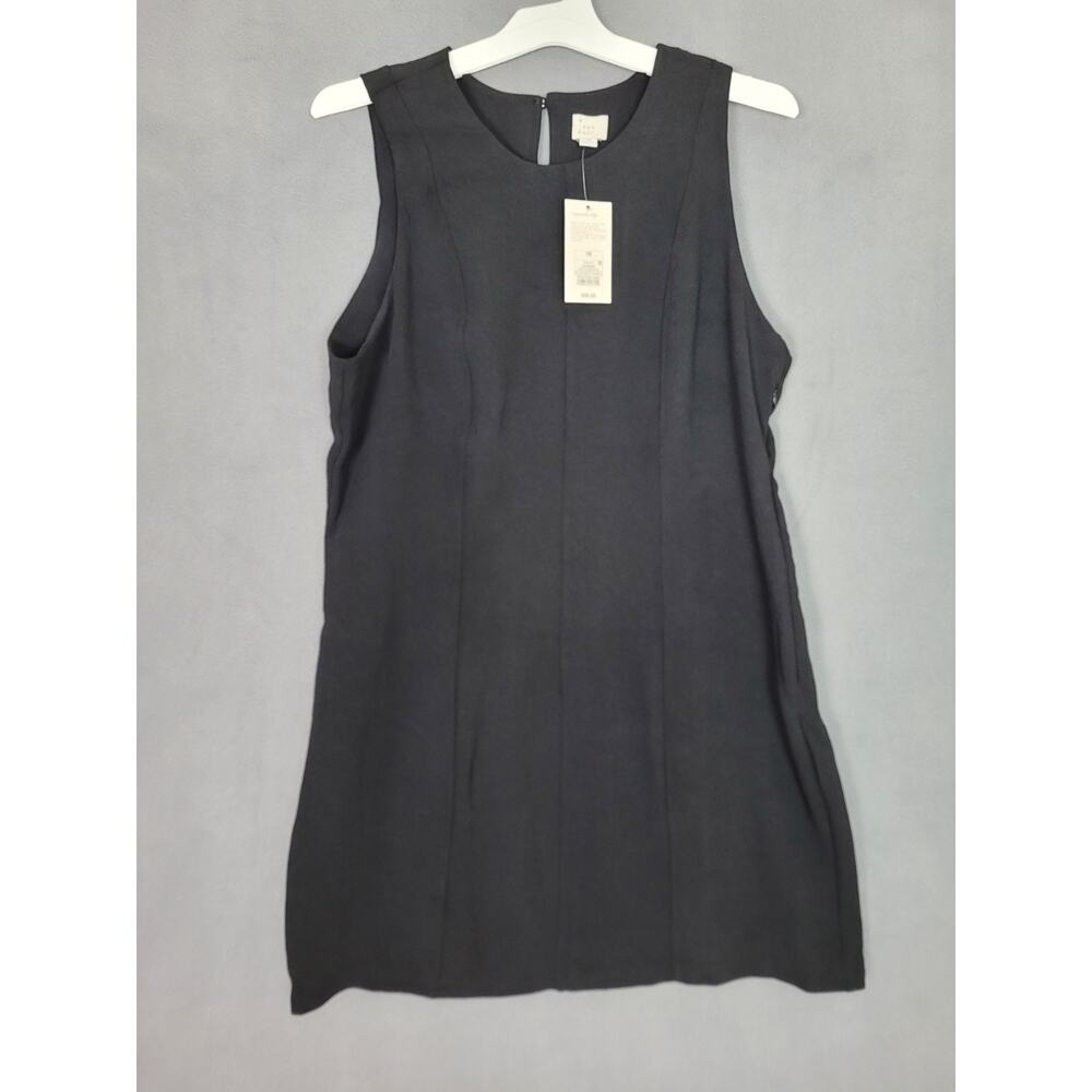 A New Day Womens Sleeveless A-line Black Dress Size 16